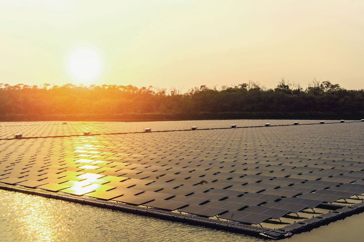 Tris Società Edilizia fotovoltaico galleggiante