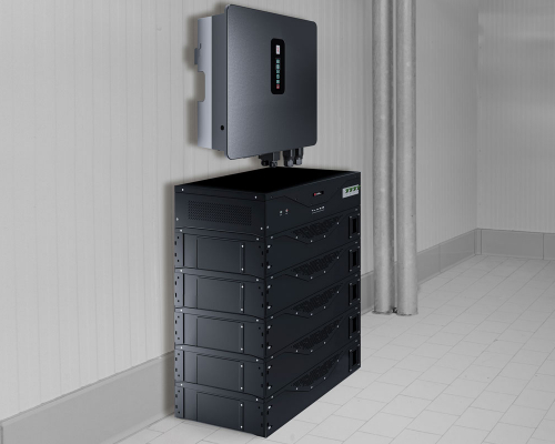 Tris Società Fotovoltaico batterie di accumulo